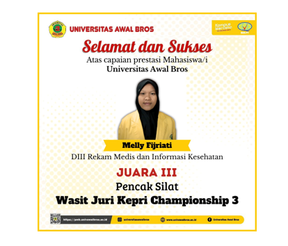 MAHASISWA RMIK JUARA IIII LOMBA PENCAK SILAT