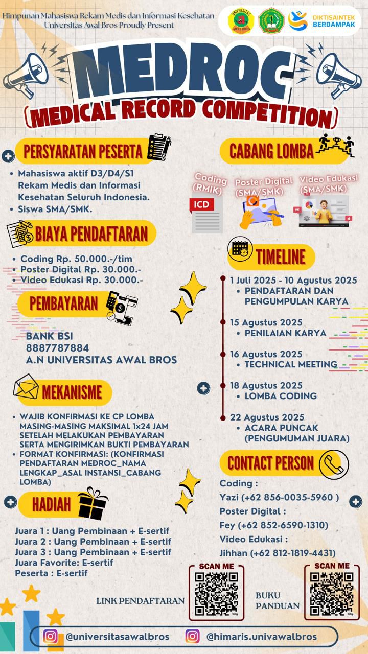 MEDROC (MEDICAL RECORD COMPETITION) TAHUN 2025
