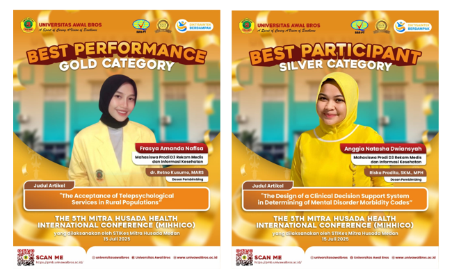 MAHASISWI REKAM MEDIS MENANG PADA KEGIATAN MiHHiCo