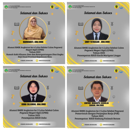 ALUMNI REKAM MEDIS UNIVERSITAS AWAL BROS LULUS SELEKSI P3K DAN CPNS 